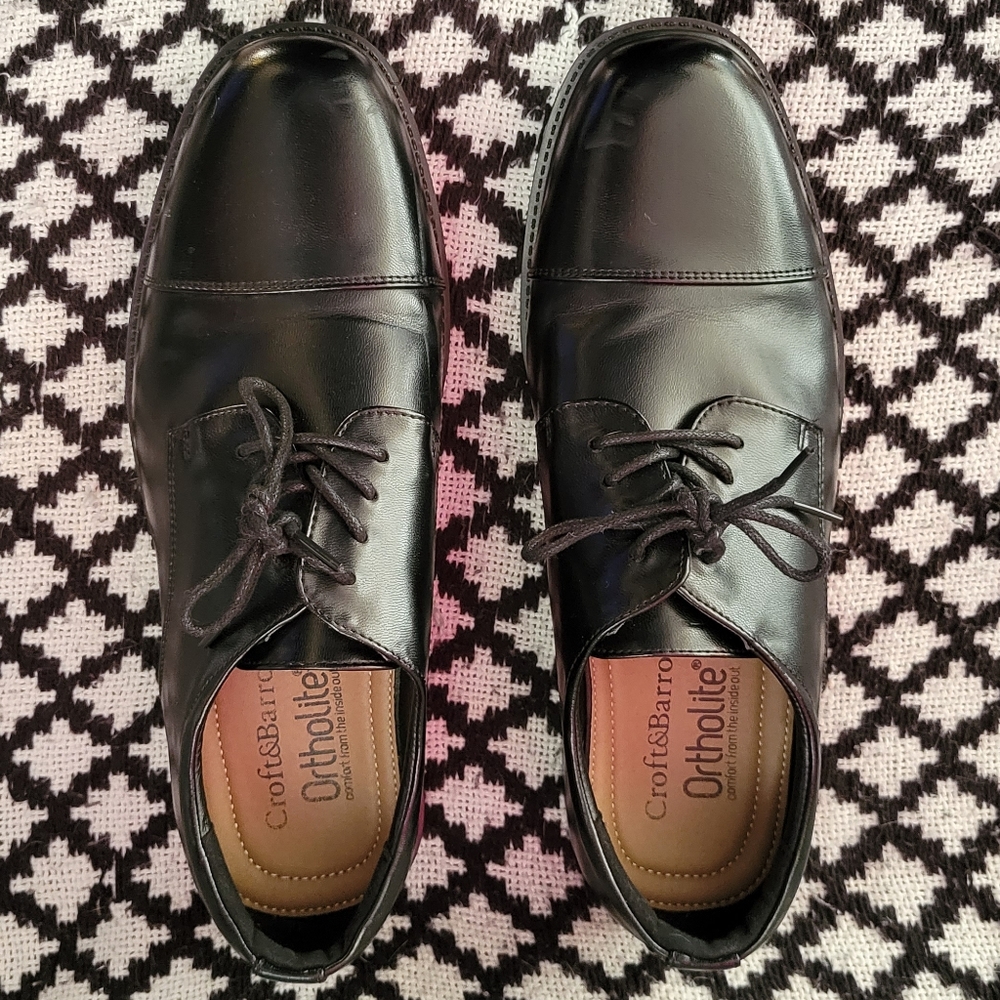 Men's Croft and Barrow Oxford Dress shoes size 8